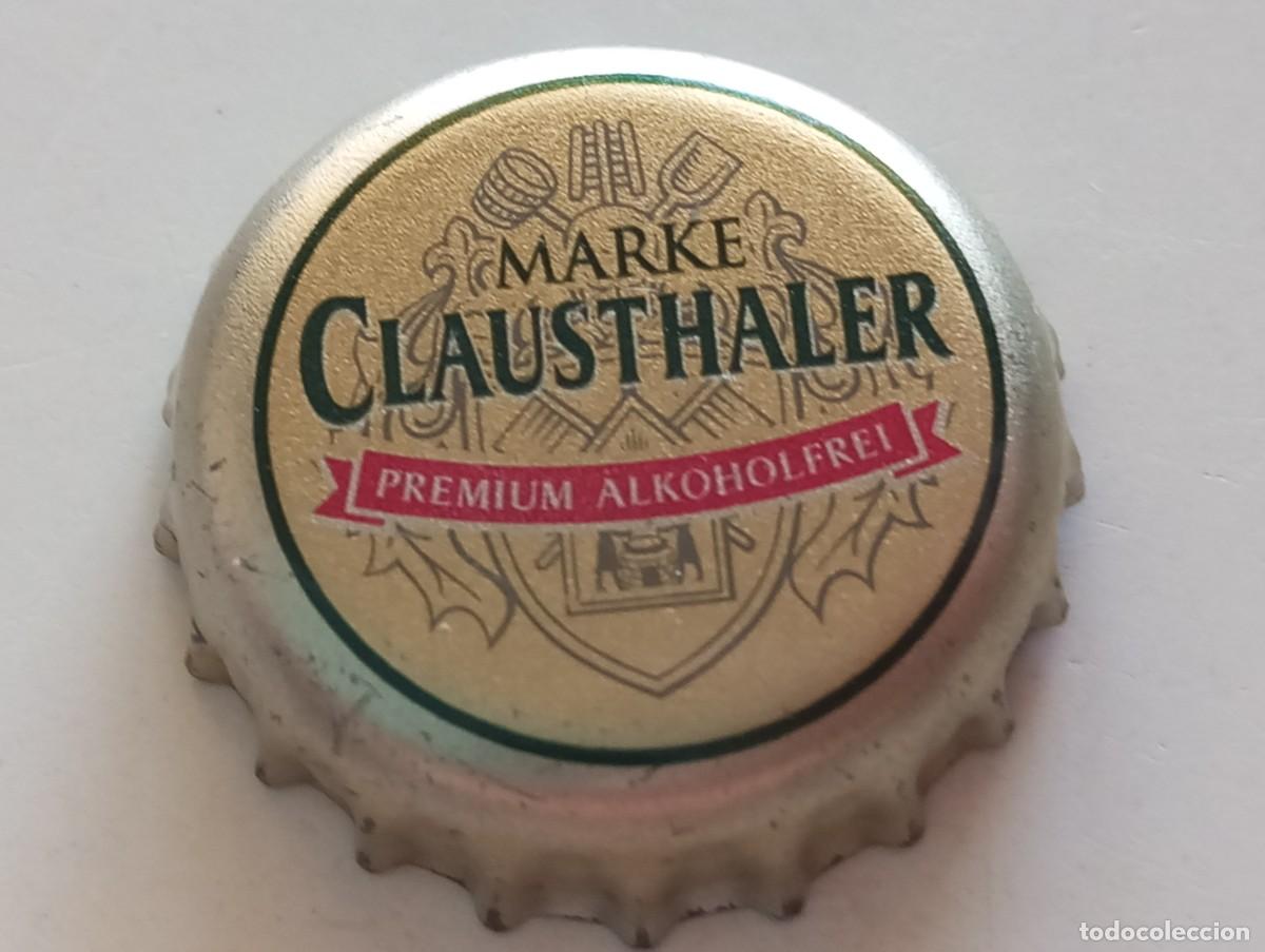 Coleccionismo de cervezas: Chapa tap&oacute;n corona de la cerveza alemana CLAUSTHALER PREMIUM ALKOHOLFREI