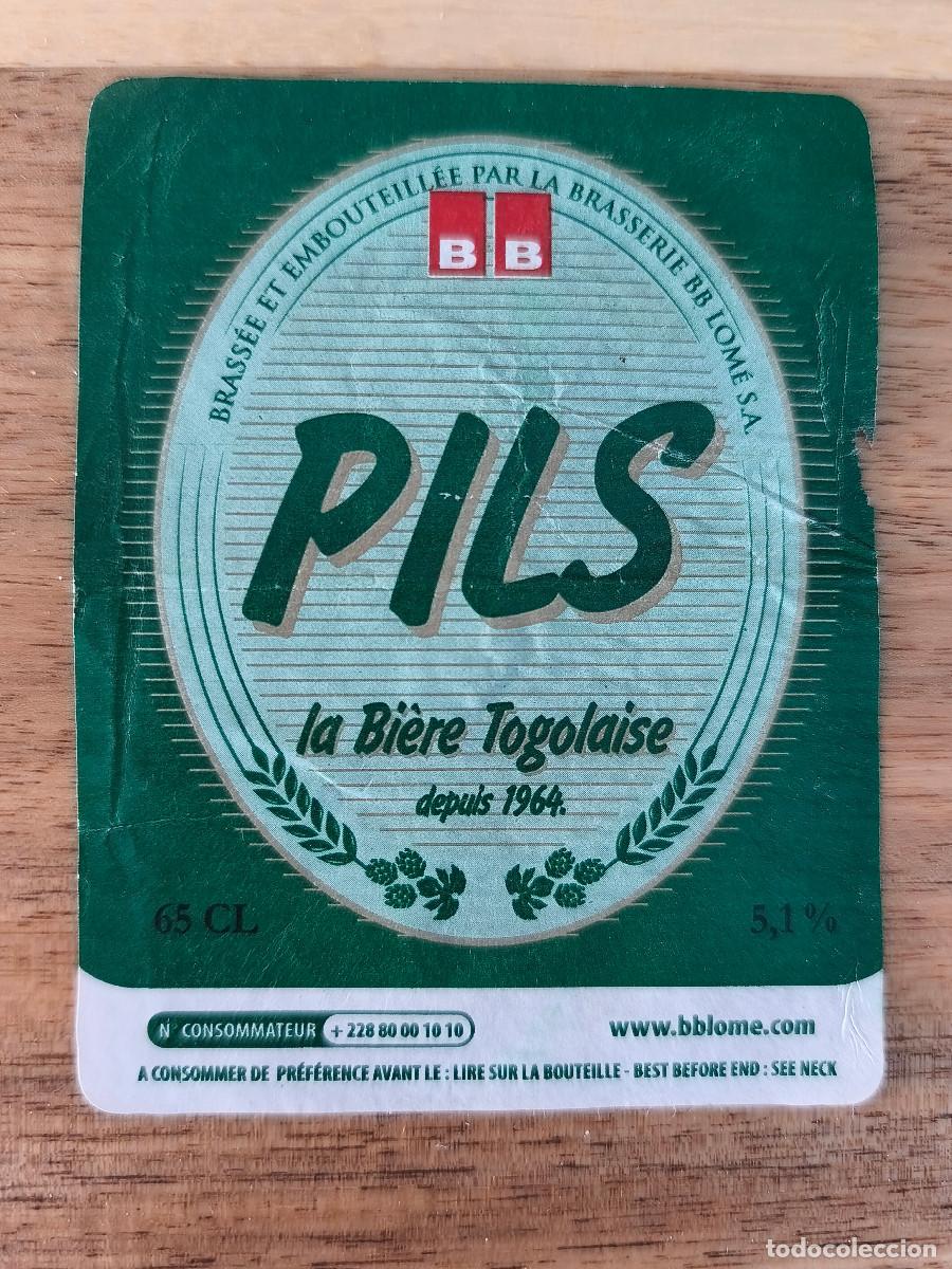 Coleccionismo de cervezas: ETIQUETA CERVEZA - PILS - ( Africa ) TOGO
