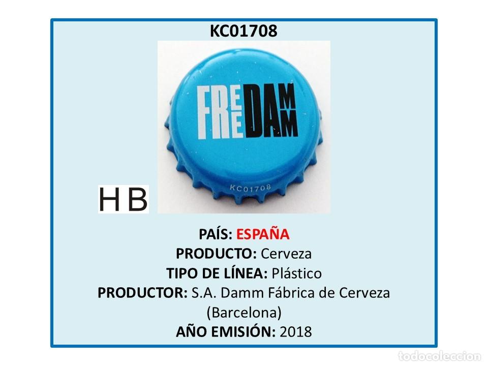 Coleccionismo de cervezas: TAPON CORONA CAPSULA CHAPA CERVEZA FREE DAMM (ESPA&Ntilde;A)