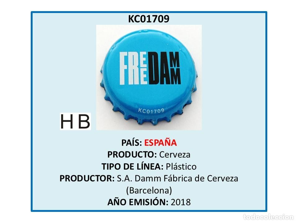 Coleccionismo de cervezas: TAPON CORONA CAPSULA CHAPA CERVEZA FREE DAMM (ESPA&Ntilde;A)