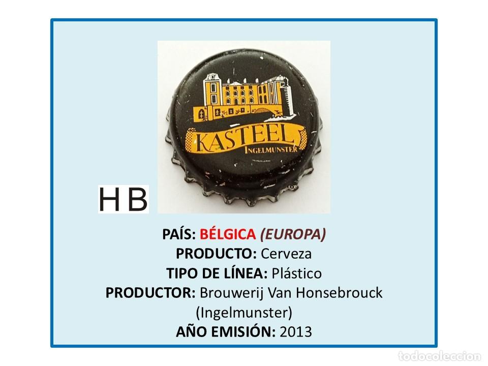 Coleccionismo de cervezas: TAPON CORONA CAPSULA CHAPA CERVEZA KASTEEL (B&Eacute;LGICA)
