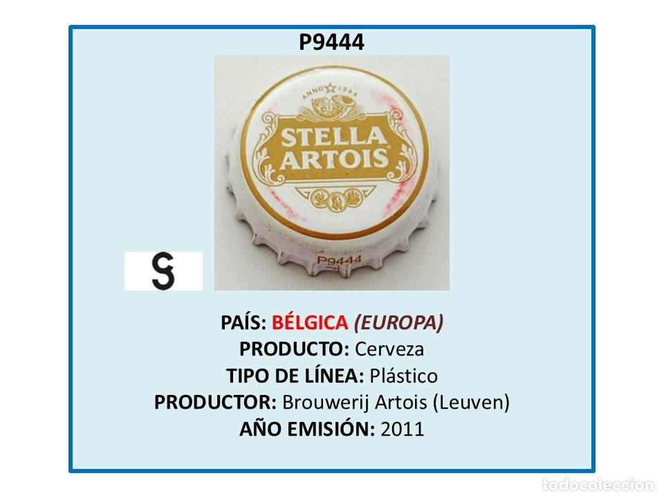 Coleccionismo de cervezas: TAPON CORONA CAPSULA CHAPA CERVEZA STELLA ARTOIS (B&Eacute;LGICA)
