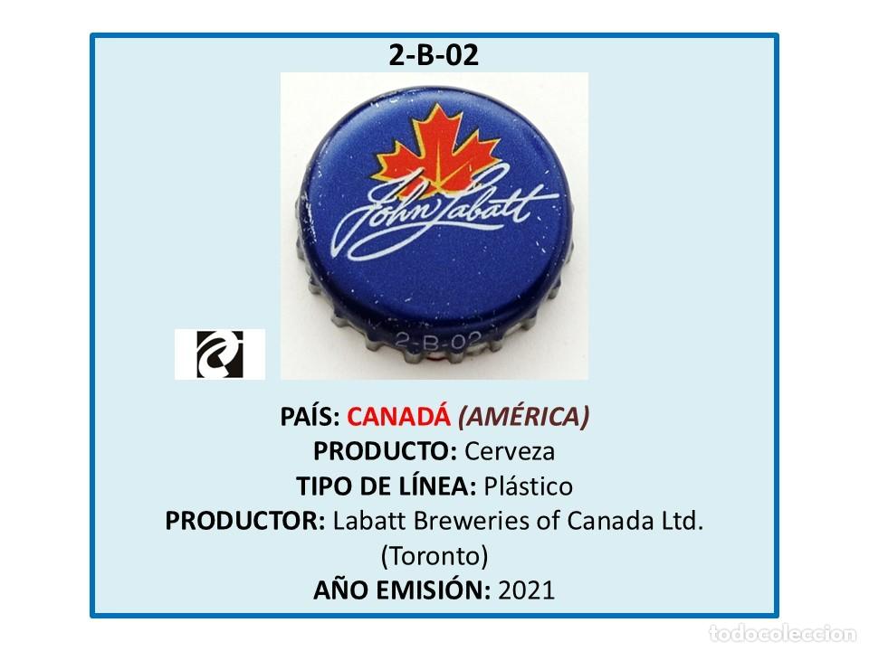 Coleccionismo de cervezas: TAPON CORONA CAPSULA CHAPA CERVEZA JOHN LABATT (CANAD&Aacute;)