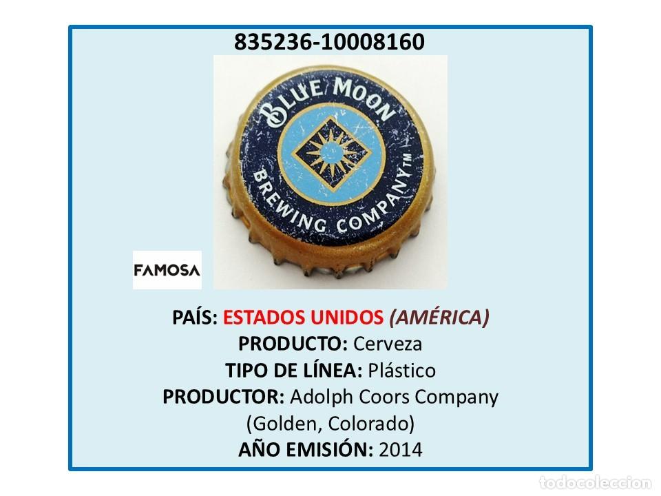 Coleccionismo de cervezas: TAPON CORONA CAPSULA CHAPA CERVEZA BLUE MOON (ESTADOS UNIDOS)