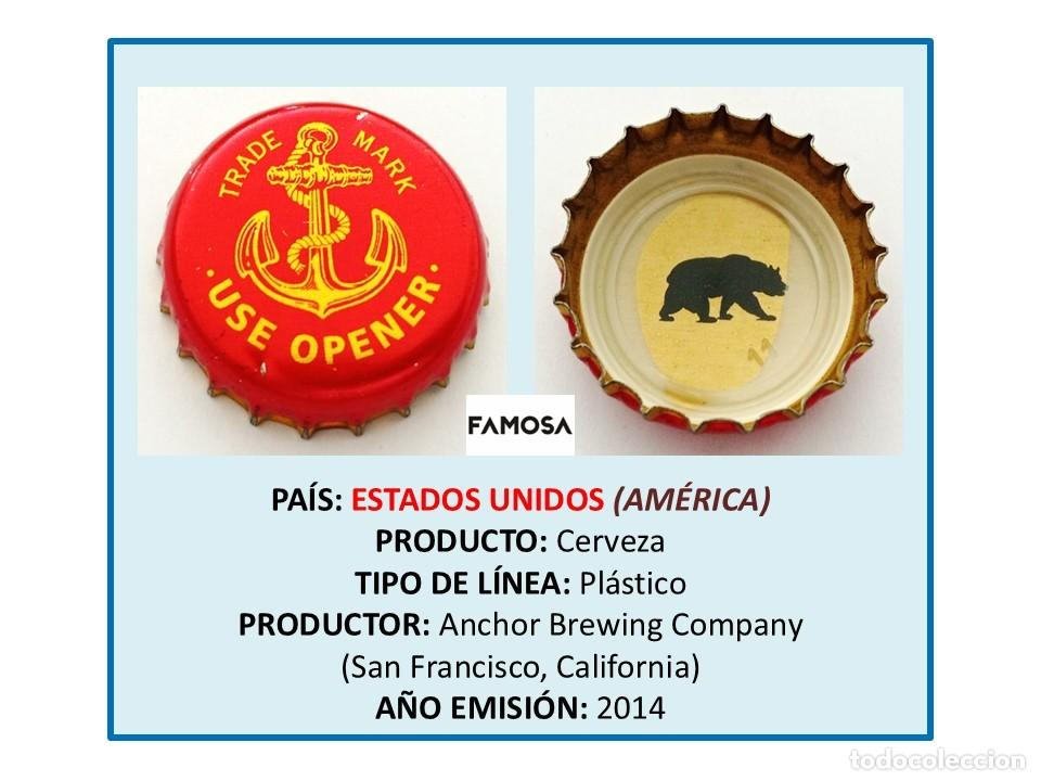 Coleccionismo de cervezas: TAPON CORONA CAPSULA CHAPA CERVEZA ANCHOR (ESTADOS UNIDOS)