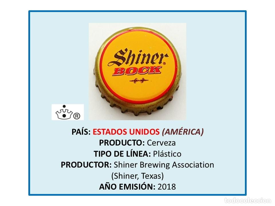 Coleccionismo de cervezas: TAPON CORONA CAPSULA CHAPA CERVEZA SHINER BOCK (ESTADOS UNIDOS)
