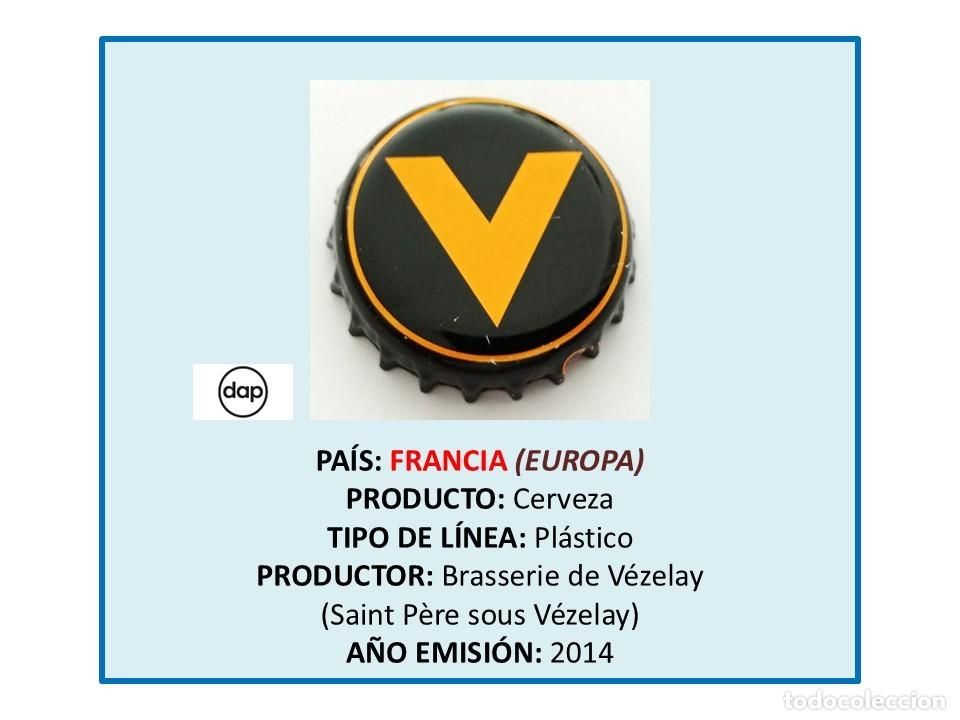 Coleccionismo de cervezas: TAPON CORONA CAPSULA CHAPA CERVEZA V&Eacute;ZELAY (FRANCIA)