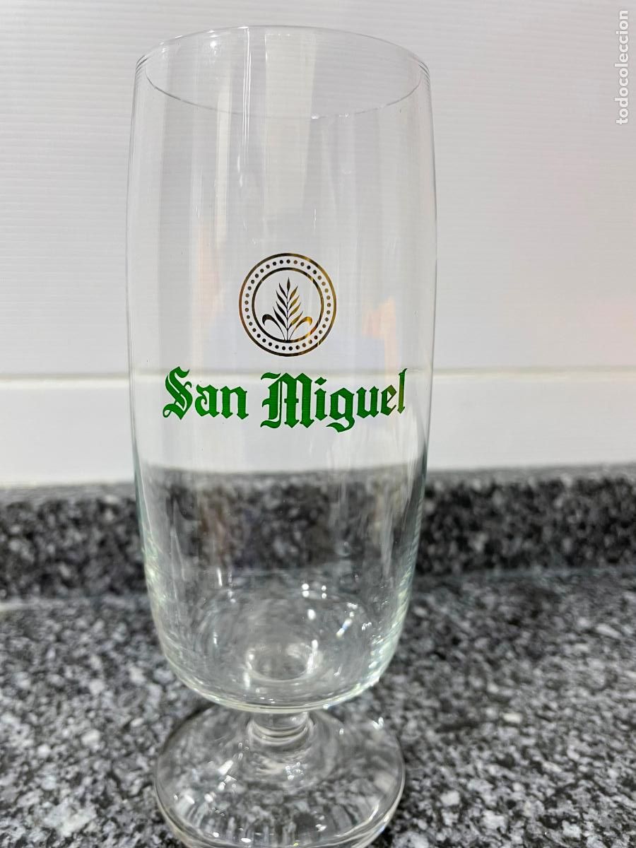 Coleccionismo de cervezas: Copa Antigua de Cerveza San Miguel