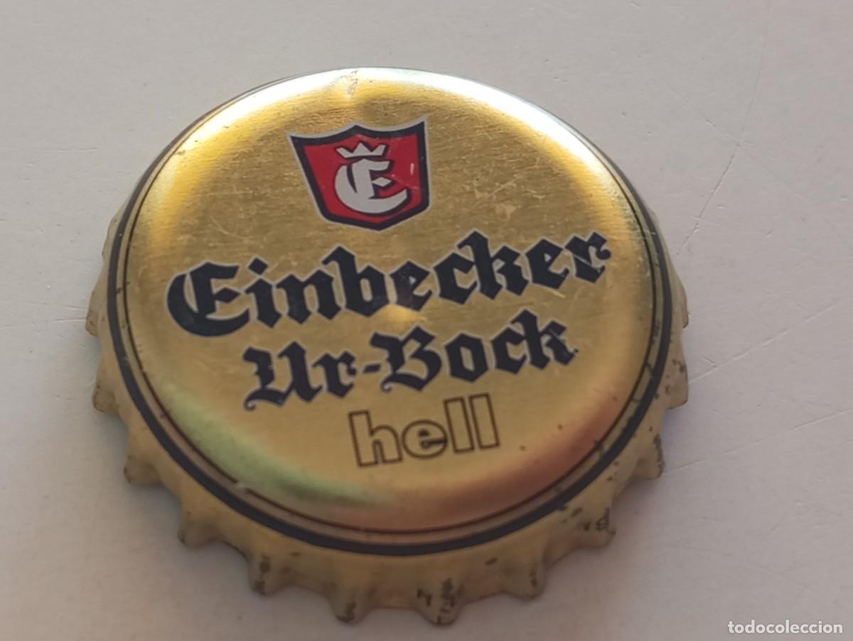 Coleccionismo de cervezas: Chapa tap&oacute;n corona de la cerveza alemana EINBECKER UR-BOCK HELL