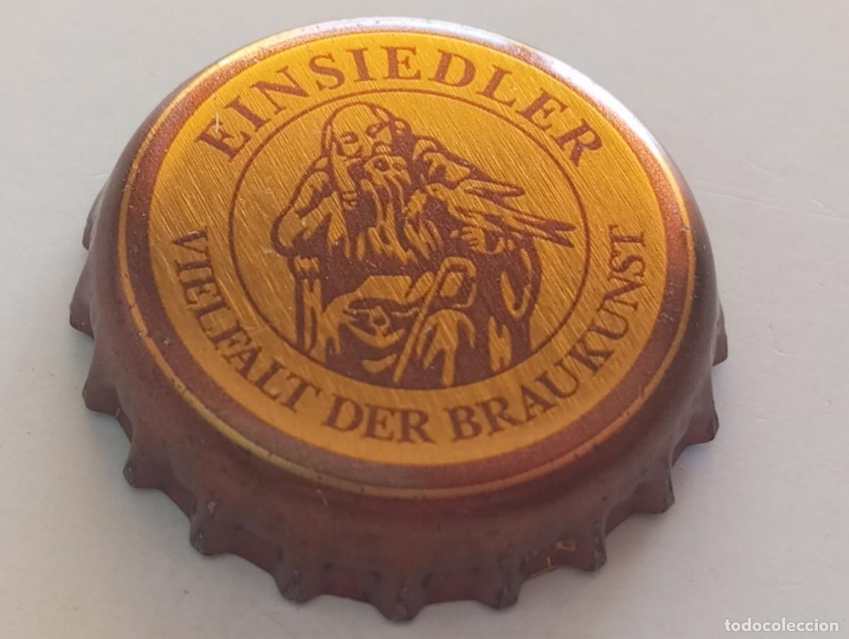 Coleccionismo de cervezas: Chapa tap&oacute;n corona de la cerveza alemana EINSIEDLER VIELFALT DER BRAUKUNST