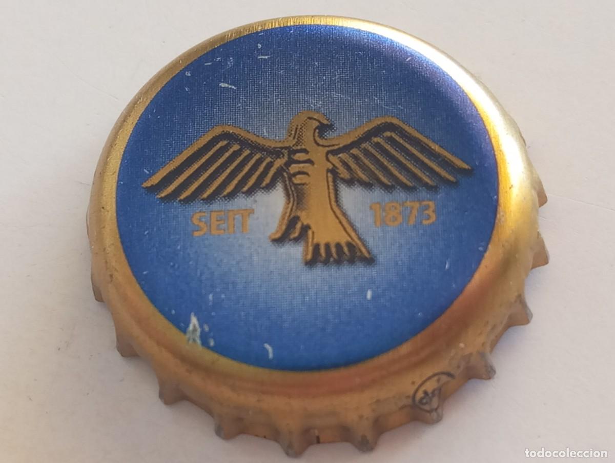 Coleccionismo de cervezas: Chapa tap&oacute;n corona de la cerveza alemana FRANKENHEIM SEIT 1873