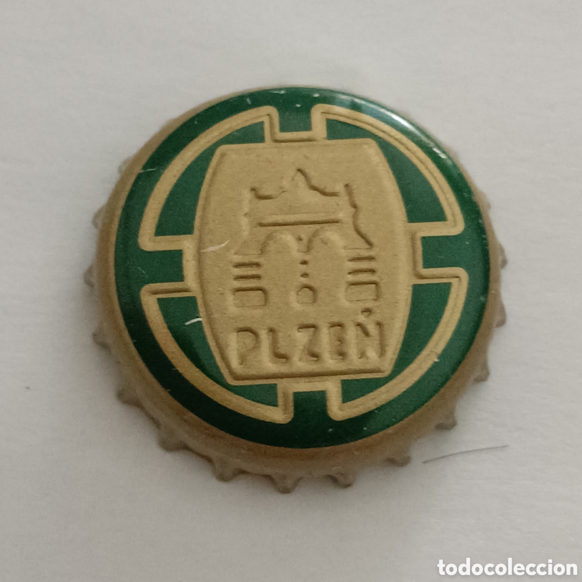 Coleccionismo de cervezas: Chapa cerveza checa PILSNER URQUELL - PLZEN