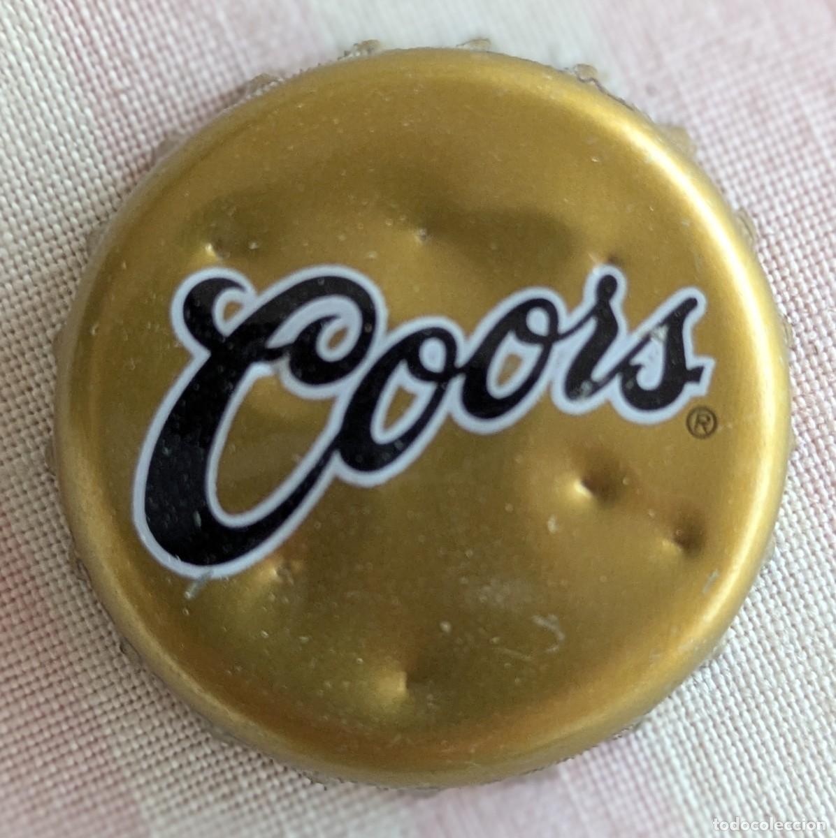 Coleccionismo de cervezas: Chapa tapon Coors cerveza