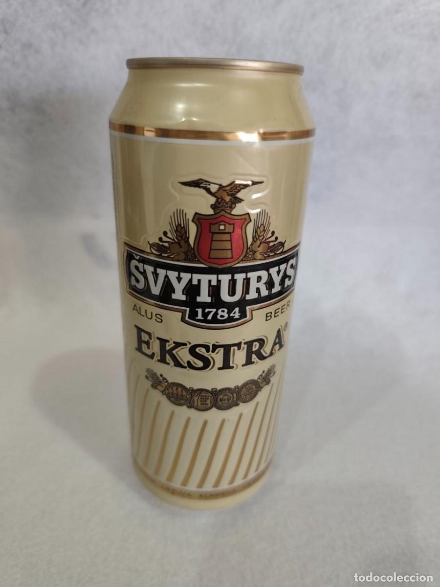 Coleccionismo de cervezas: Lata de Cerveza SVYTURYS EKSTRA 500 ml Sin Estrenar Coleccionismo Beer Can Lituania