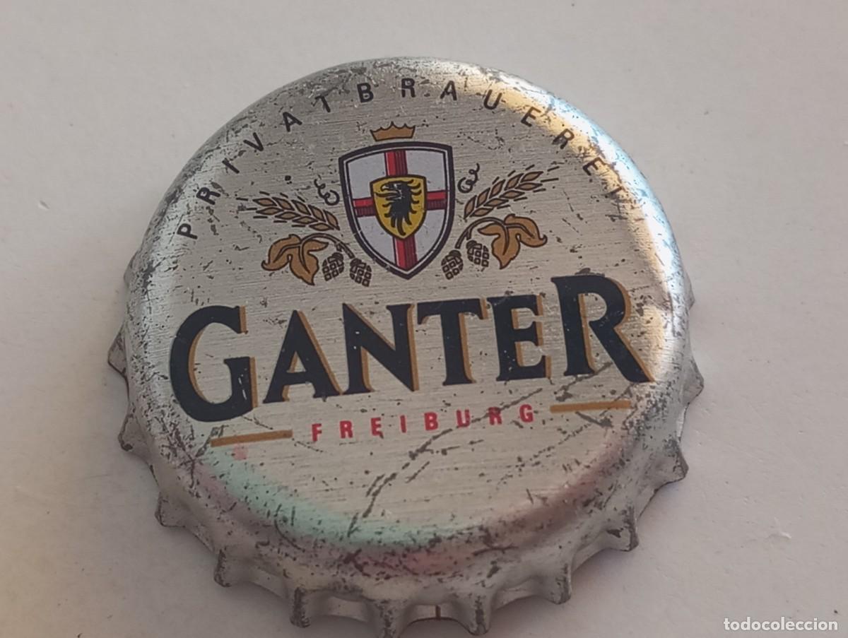 Coleccionismo de cervezas: Chapa tap&oacute;n corona de la cerveza alemana GANTER PRIVATBRAUEREI - FREIBURG