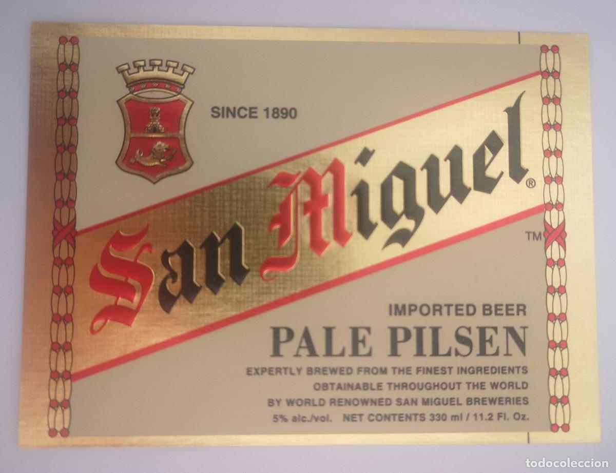 Coleccionismo de cervezas: ETIQUETA CERVEZA SAN MIGUEL PALE PILSEN - FILIPINAS