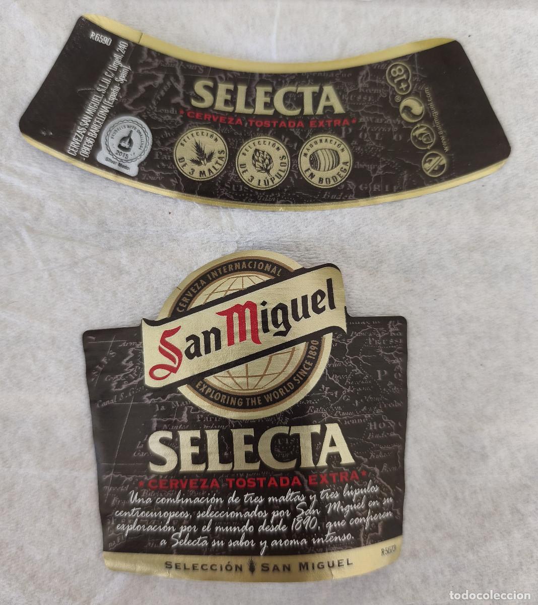 Coleccionismo de cervezas: ETIQUETA CERVEZA SAN MIGUEL SELECTA - MALAGA