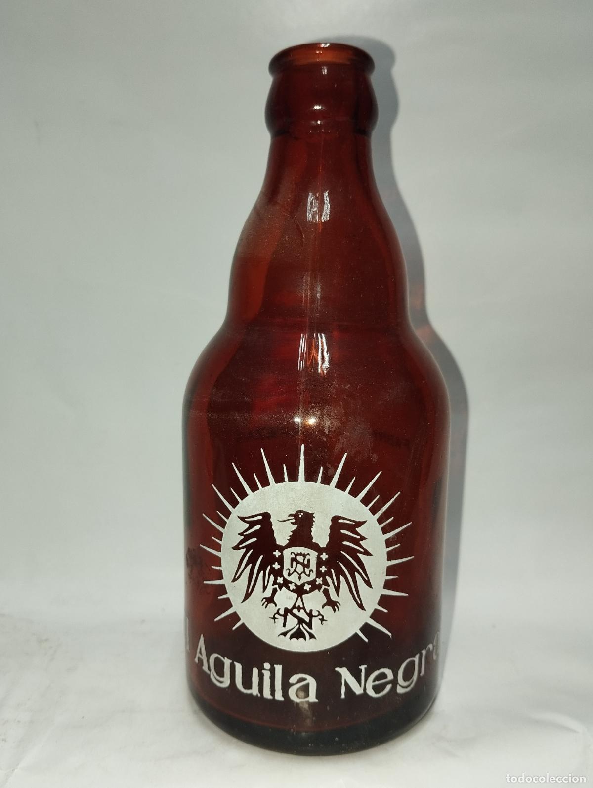 Coleccionismo de cervezas: BOTELLA DE CERVEZA &Aacute;GUILA NEGRA UN TERCIO COLOTTO OVIEDO