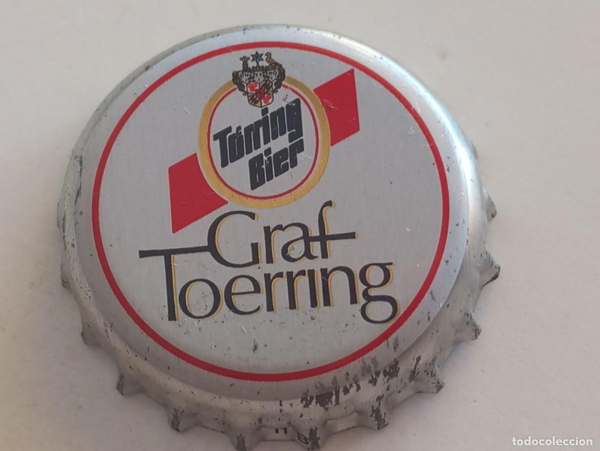 Coleccionismo de cervezas: Chapa tap&oacute;n corona de la cerveza alemana GRAF TOERRING