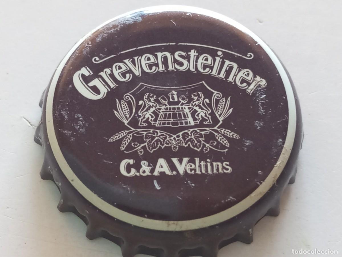Coleccionismo de cervezas: Chapa tap&oacute;n corona de la cerveza alemana GREVENSTEINER