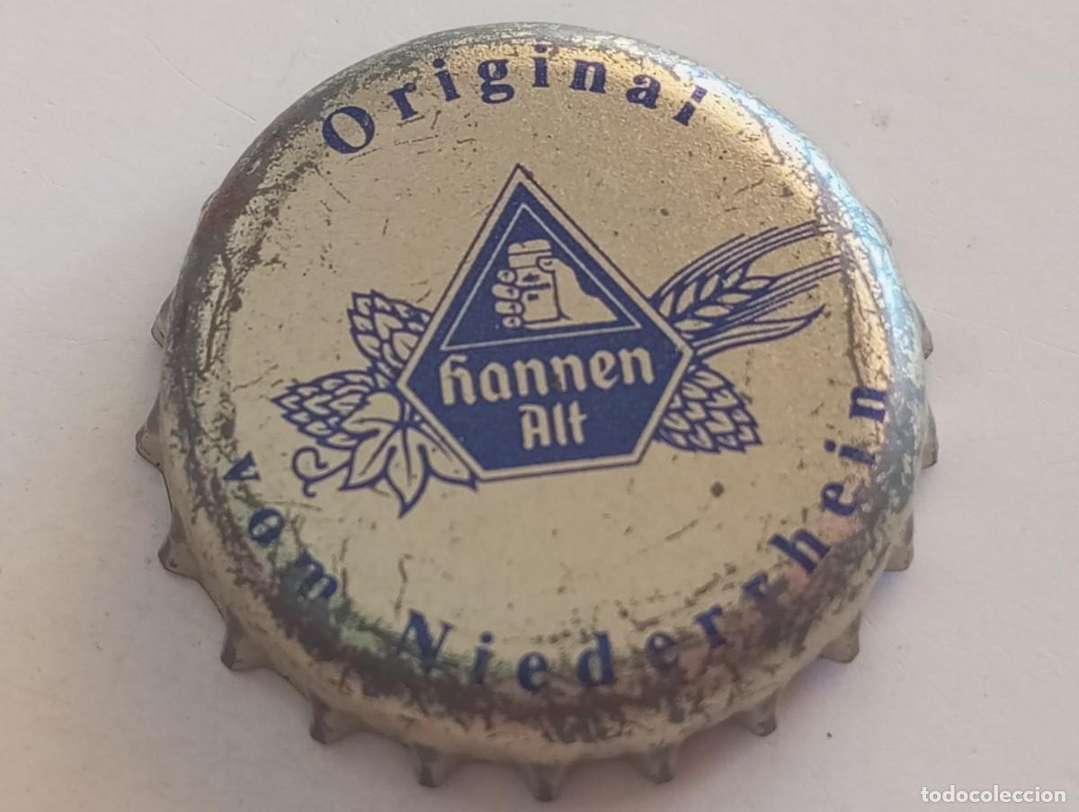 Coleccionismo de cervezas: Chapa tap&oacute;n corona de la cerveza alemana HANNEN ALT ORIGINAL VOM NIEDERRHEIN