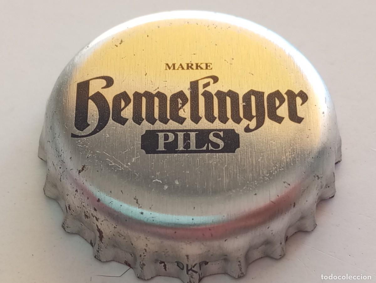 Coleccionismo de cervezas: Chapa tap&oacute;n corona de la cerveza alemana HEMELINGER PILS
