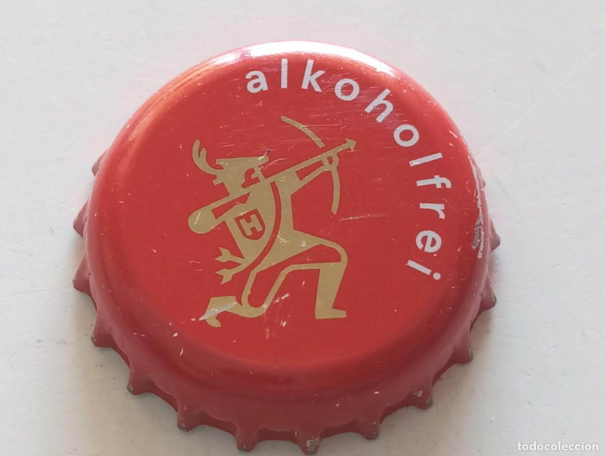 Coleccionismo de cervezas: Chapa tap&oacute;n corona de la cerveza alemana HOHENFELDER ALKOHOLFREI