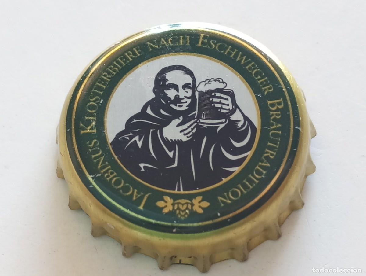 Coleccionismo de cervezas: Chapa tap&oacute;n corona de la cerveza alemana JACOBINUS KLOSTERBIERE NACH ESCHWEGER BRAUTRADITION