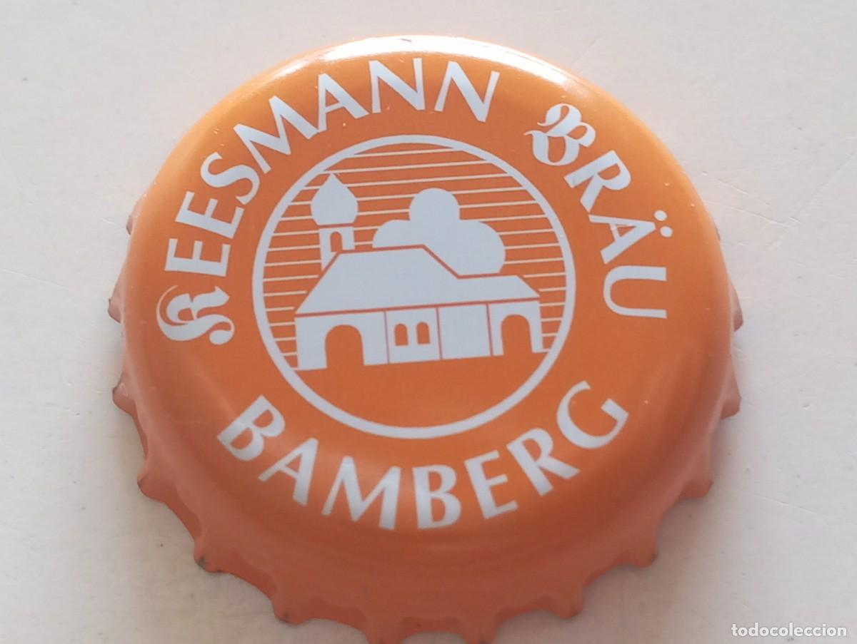 Coleccionismo de cervezas: Chapa tap&oacute;n corona de la cerveza alemana KEESMANN BR&Auml;U - BAMBERG