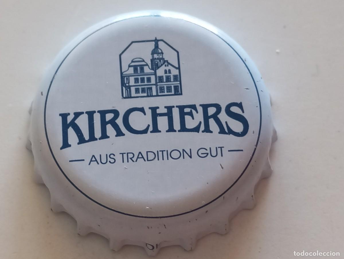 Coleccionismo de cervezas: Chapa tap&oacute;n corona de la cerveza alemana KIRCHERS AUS TRADITION GUT