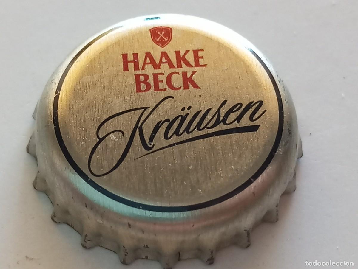 Coleccionismo de cervezas: Chapa tap&oacute;n corona de la cerveza alemana HAAKE BECK KR&Auml;USEN