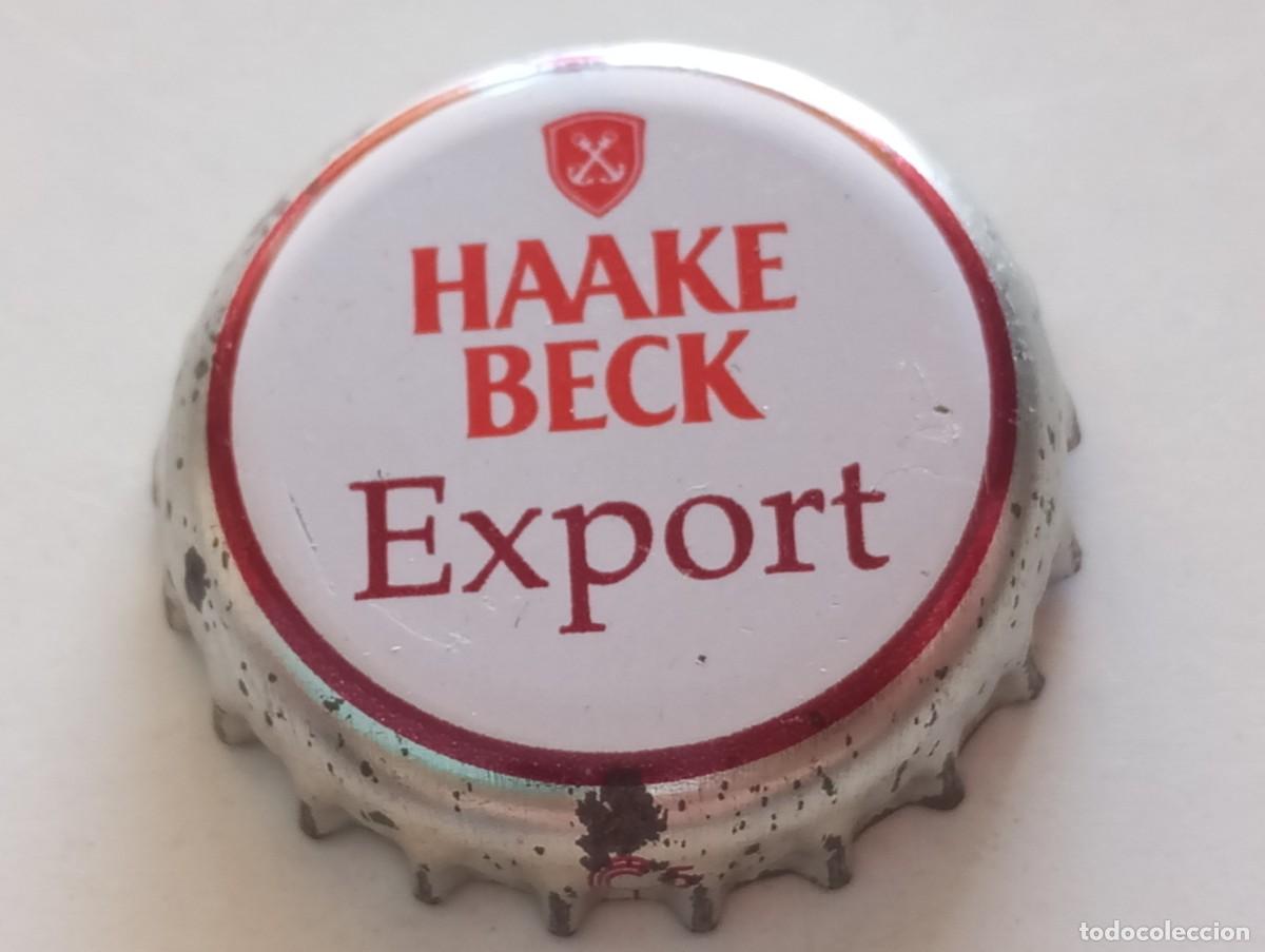 Coleccionismo de cervezas: Chapa tap&oacute;n corona de la cerveza alemana HAAKE BECK EXPORT