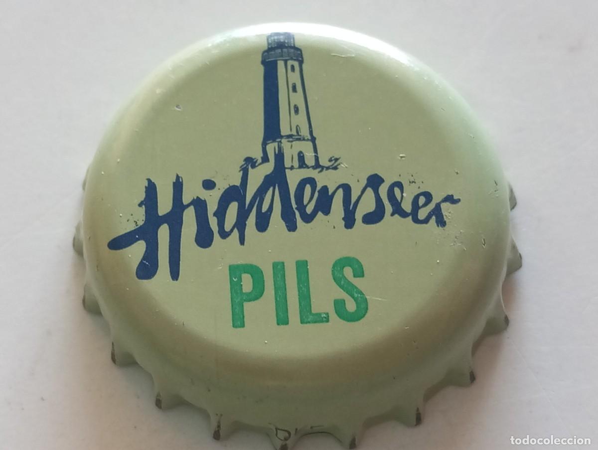 Coleccionismo de cervezas: Chapa tap&oacute;n corona de la cerveza alemana HIDDENSEER PILS