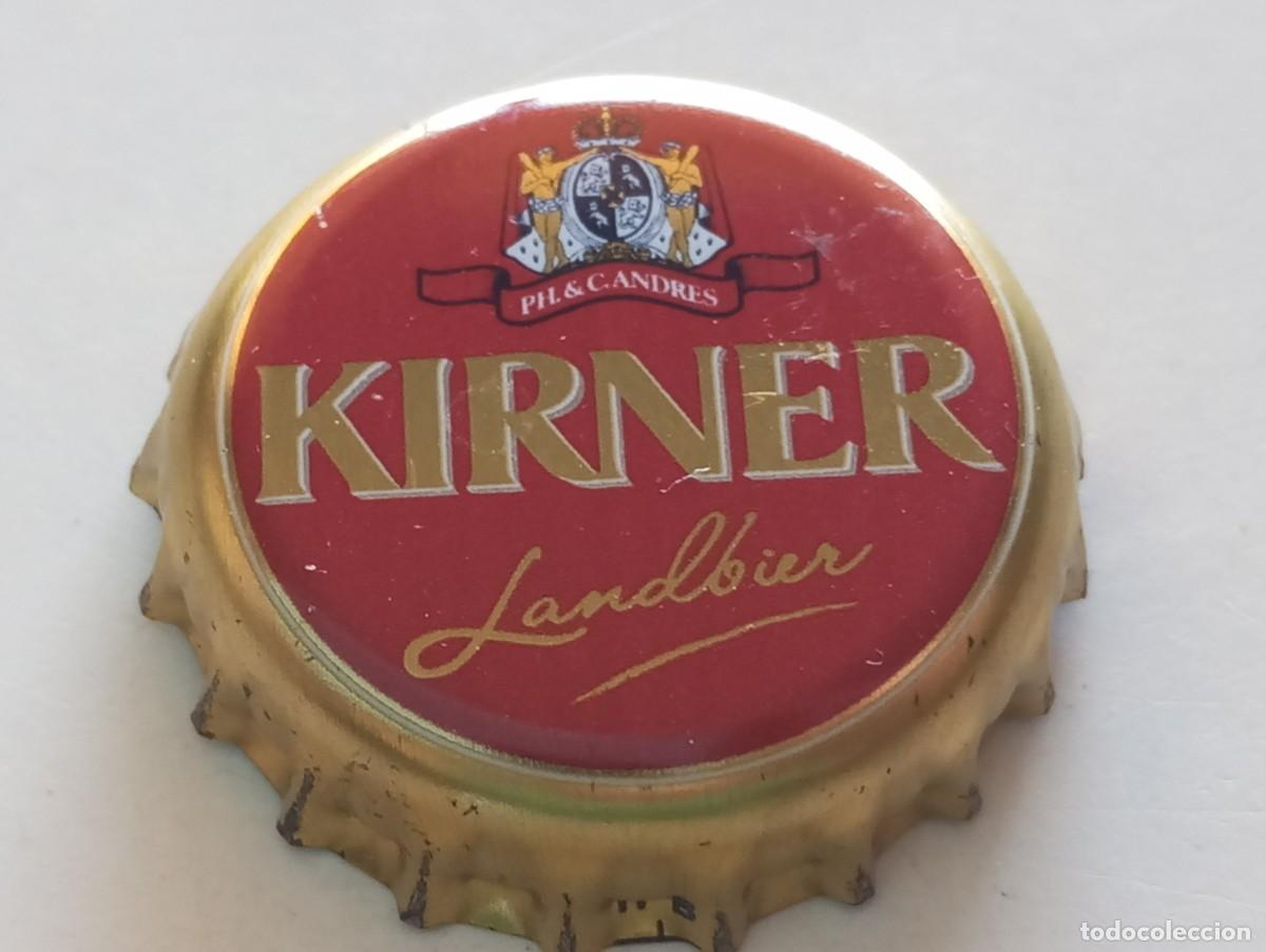 Coleccionismo de cervezas: Chapa tap&oacute;n corona de la cerveza alemana KIRNER LANDBIER