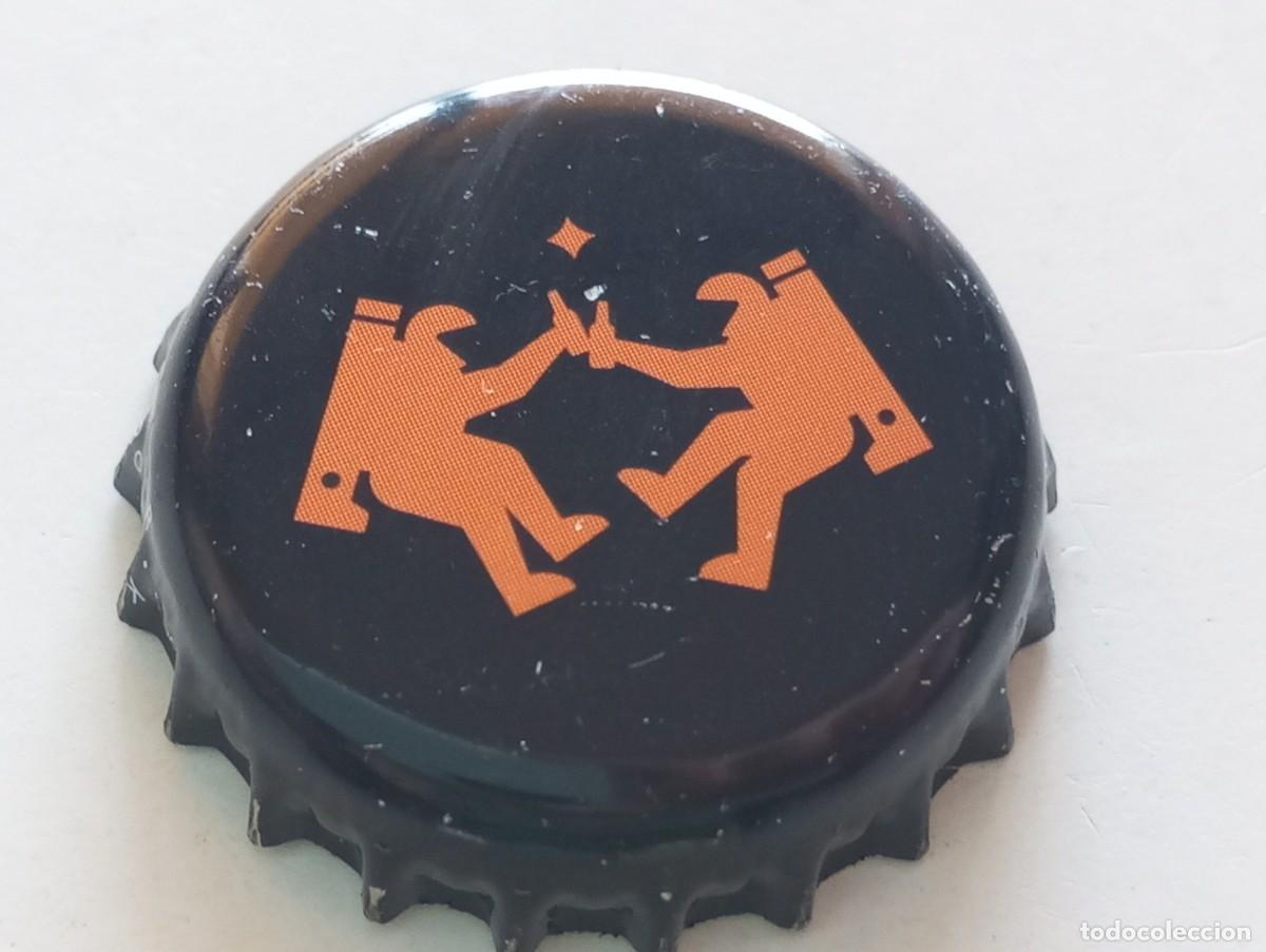 Coleccionismo de cervezas: Chapa tap&oacute;n corona de la cerveza alemana KOSMONAUT HELLES