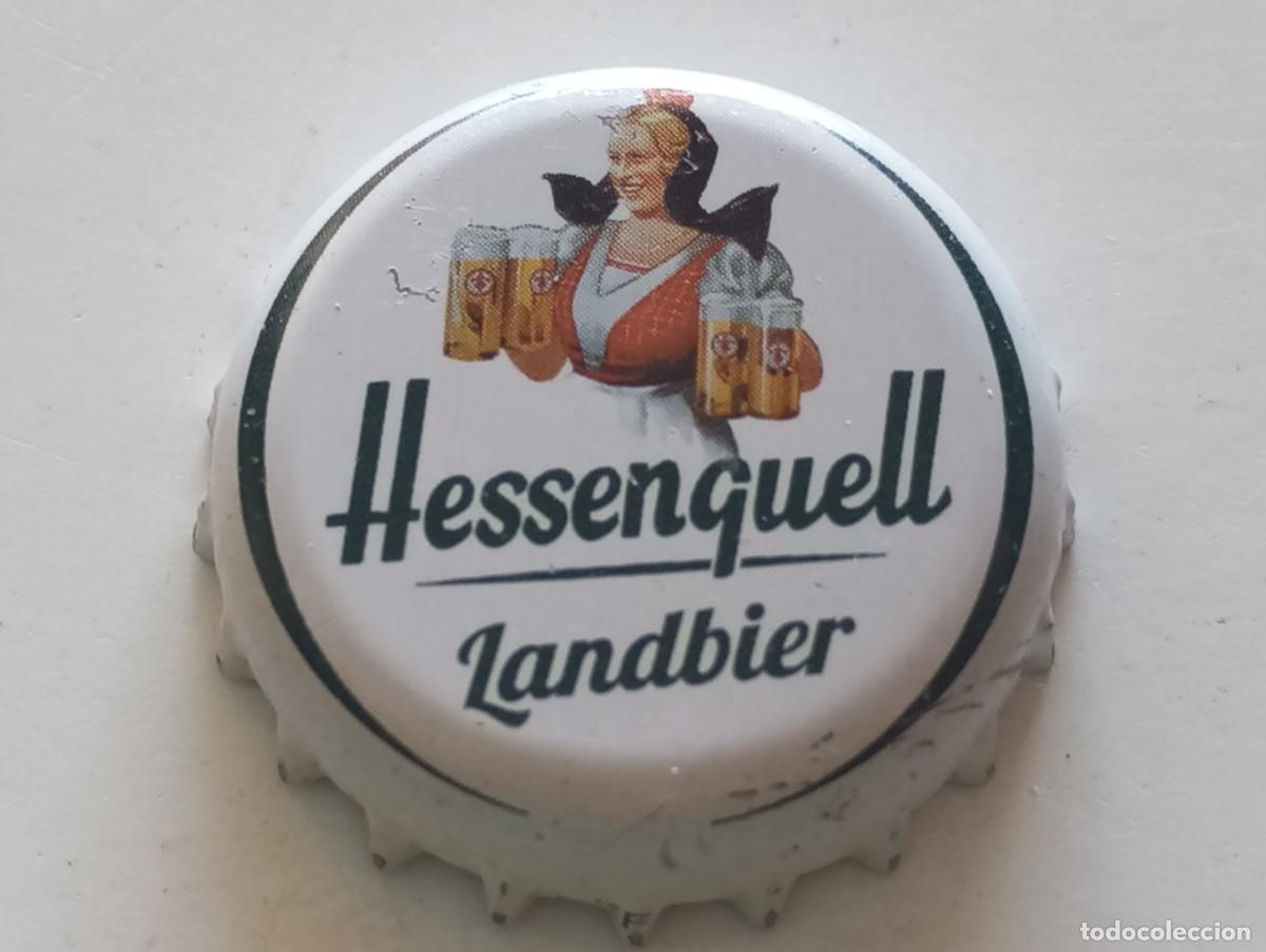 Coleccionismo de cervezas: Chapa tap&oacute;n corona de la cerveza alemana LICHER HESSENQUELL LANDBIER