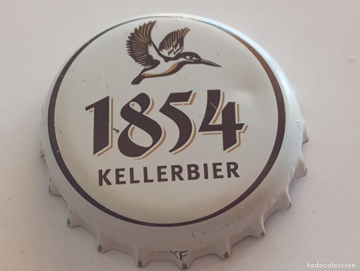 Coleccionismo de cervezas: Chapa tap&oacute;n corona de la cerveza alemana LICHER 1854 KELLERBIER