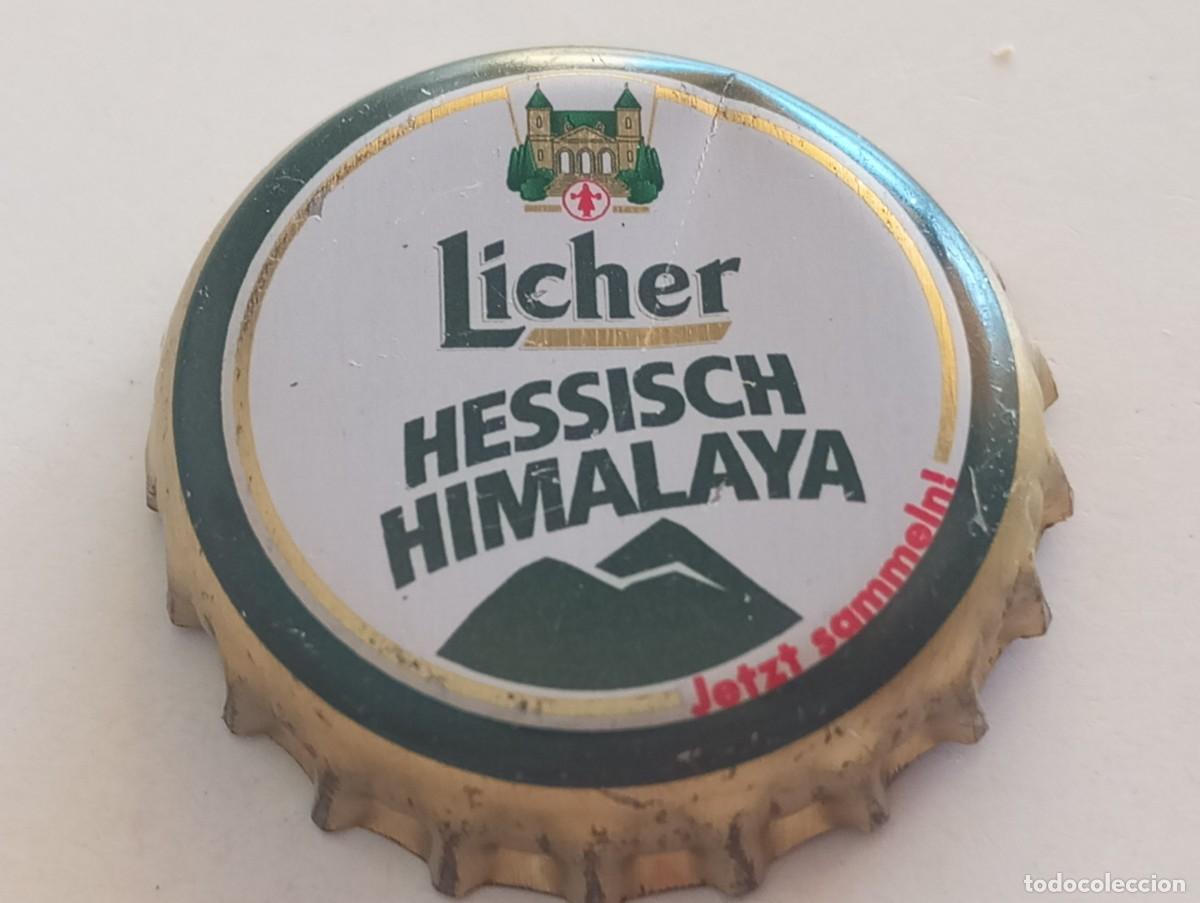 Coleccionismo de cervezas: Chapa tap&oacute;n corona de la cerveza alemana LICHER HESSISCH HIMALAYA JETZT SAMMELN!