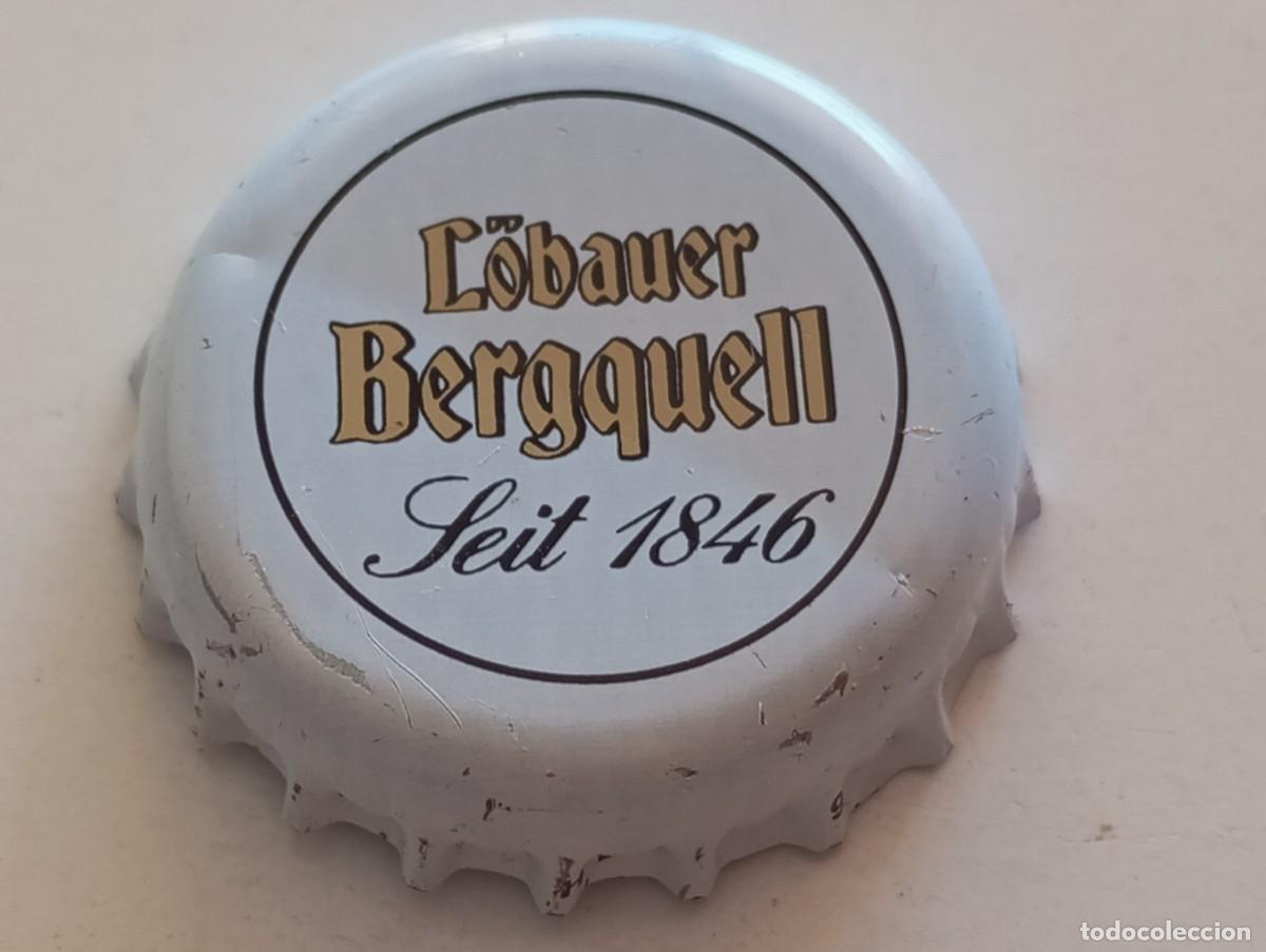 Coleccionismo de cervezas: Chapa tap&oacute;n corona de la cerveza alemana L&Ouml;BAUER BERGQUELL SEIT 1846