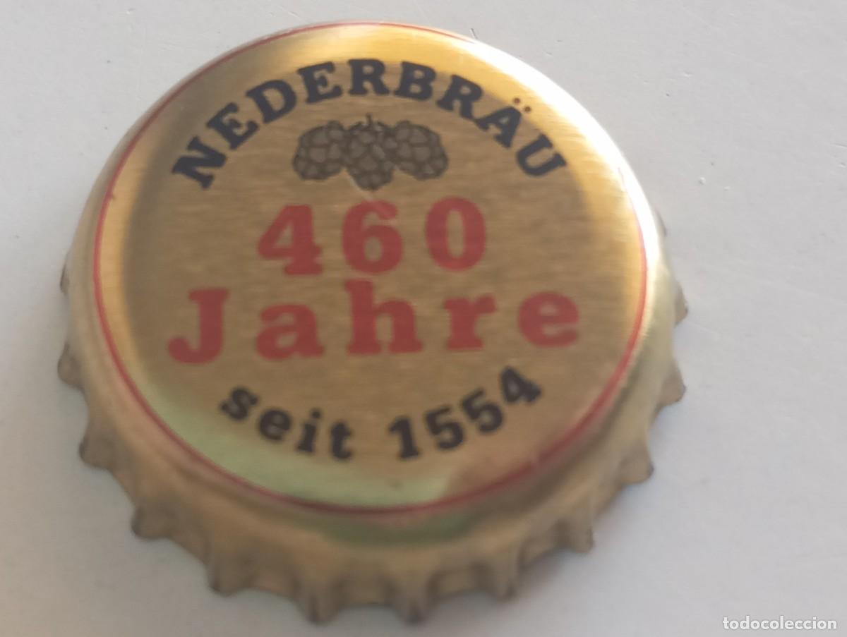 Coleccionismo de cervezas: Chapa tap&oacute;n corona de la cerveza alemana NEDERBR&Auml;U 460 JAHRE SEIT 1554