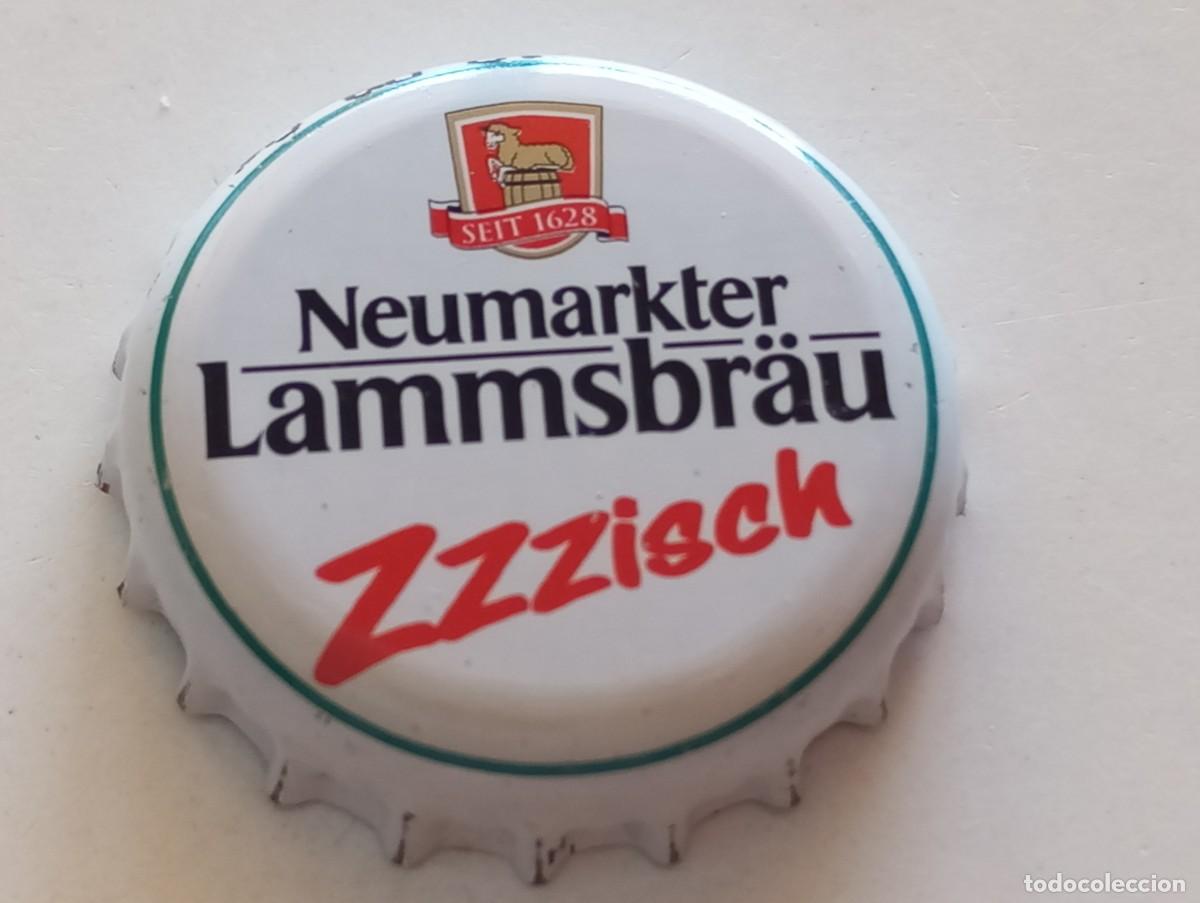 Coleccionismo de cervezas: Chapa tap&oacute;n corona de la cerveza alemana NEUMARKTER LAMMSBR&Auml;U ZZZISCH SEIT 1628
