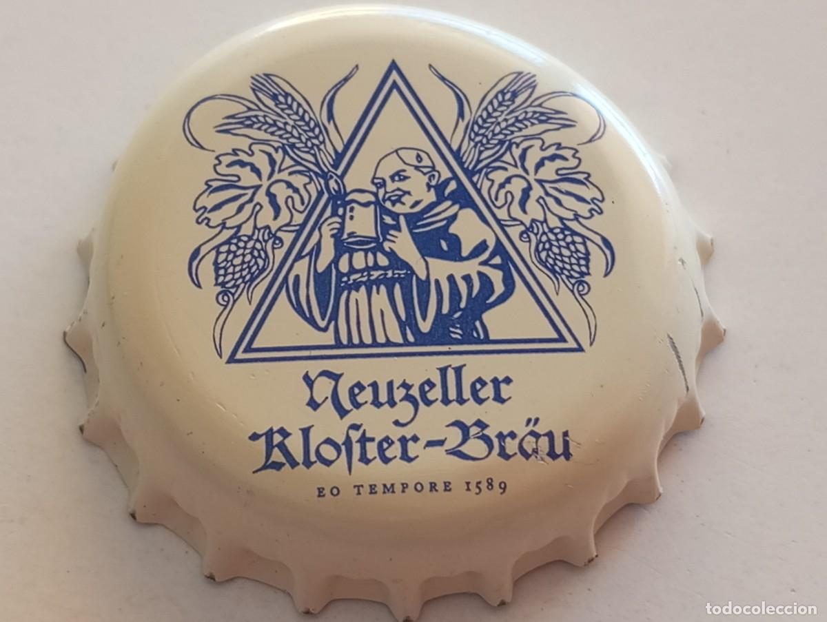 Coleccionismo de cervezas: Chapa tap&oacute;n corona de la cerveza alemana NEUZELLER KLOSTER-BR&Auml;U EO TEMPORE 1589