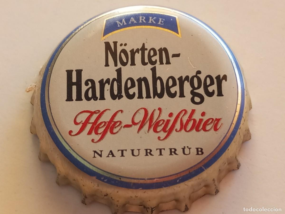 Coleccionismo de cervezas: Chapa tap&oacute;n corona de la cerveza alemana NORTEN-HARDENBERGER HEFE-WEISSBIER NATURTR&Uuml;B