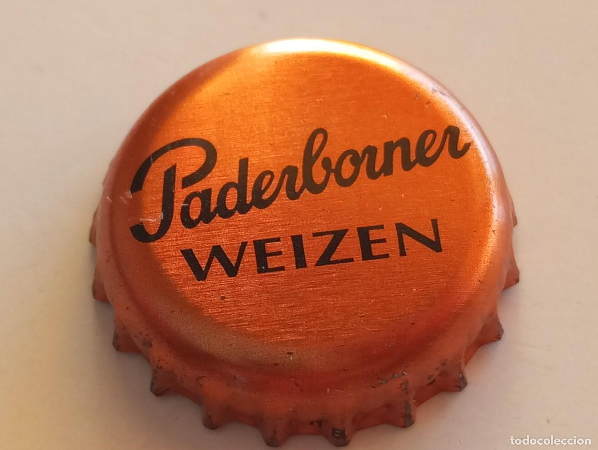 Coleccionismo de cervezas: Chapa tap&oacute;n corona de la cerveza alemana PADERBORNER WEIZEN