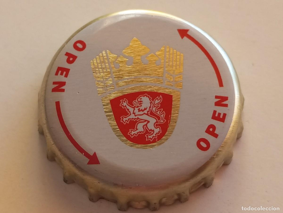 Coleccionismo de cervezas: Chapa tap&oacute;n corona de la cerveza alemana PERLENBACHER