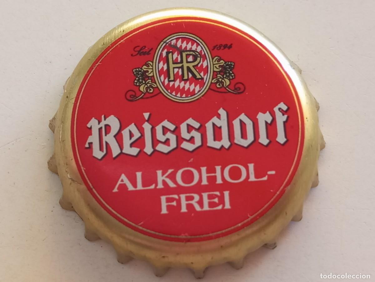 Coleccionismo de cervezas: Chapa tap&oacute;n corona de la cerveza alemana REISSDORF ALKOHOL-FREI