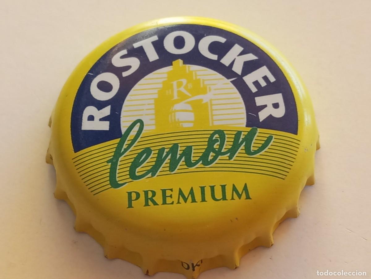 Coleccionismo de cervezas: Chapa tap&oacute;n corona de la cerveza alemana ROSTOCKER LEMON PREMIUM