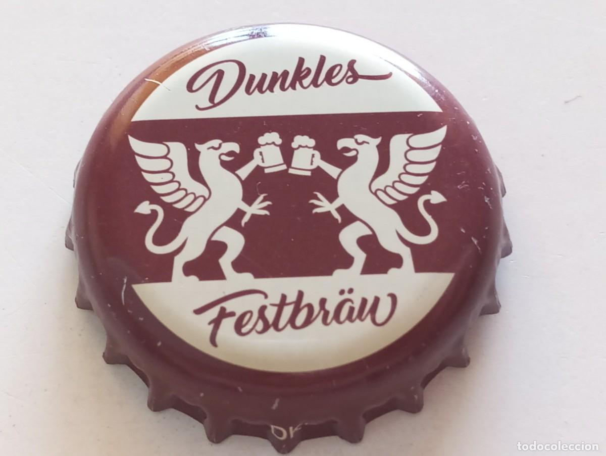 Coleccionismo de cervezas: Chapa tap&oacute;n corona de la cerveza alemana ROSTOCKER DUNKLES FESTBR&Auml;U