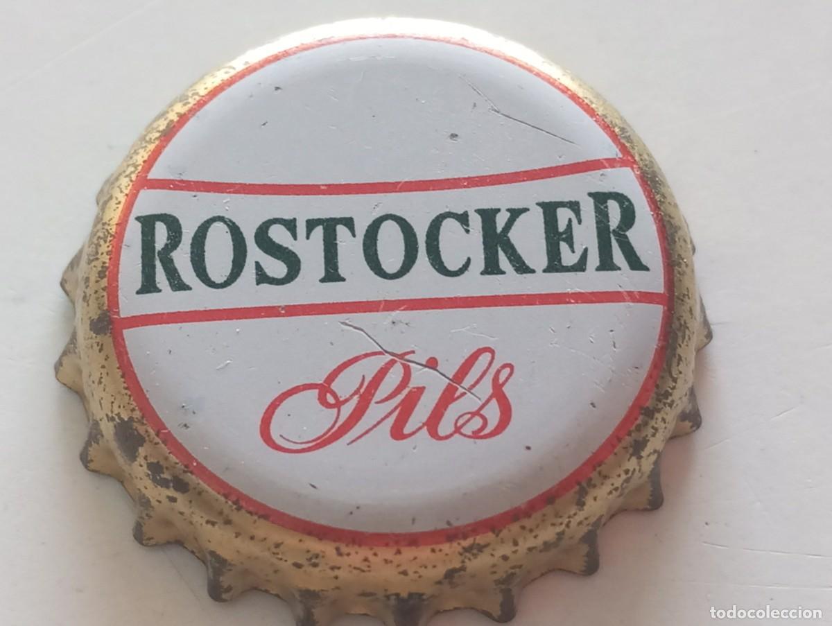 Coleccionismo de cervezas: Chapa tap&oacute;n corona de la cerveza alemana ROSTOCKER PILS