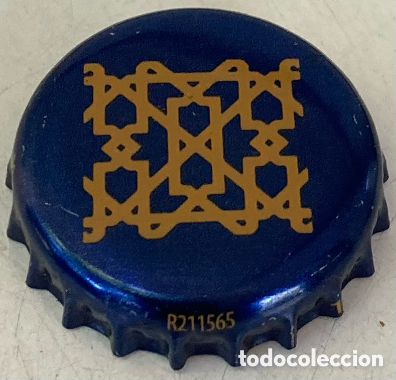 Coleccionismo de cervezas: BOTTLE CAP TAP&Oacute;N CORONA CHAPA CERVEZA BIERE BIRRA PIVO BEER ALHAMBRA SIN (10).--LOTE N.1672-CARMANJO